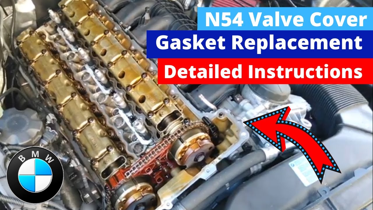 N54 Valve Cover Gasket / BMW 335i 135i 535i DIY Replacement