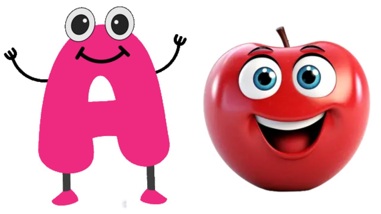 A For Apple | abcd | Alphabet Song Nursery Rhymes | ABCD In English And Hindi | Abc Learning