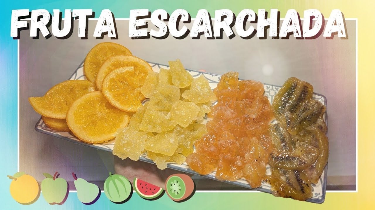 🍈🍊Cómo hacer FRUTA ESCARCHADA para el ROSCÓN DE REYES🥝🍏