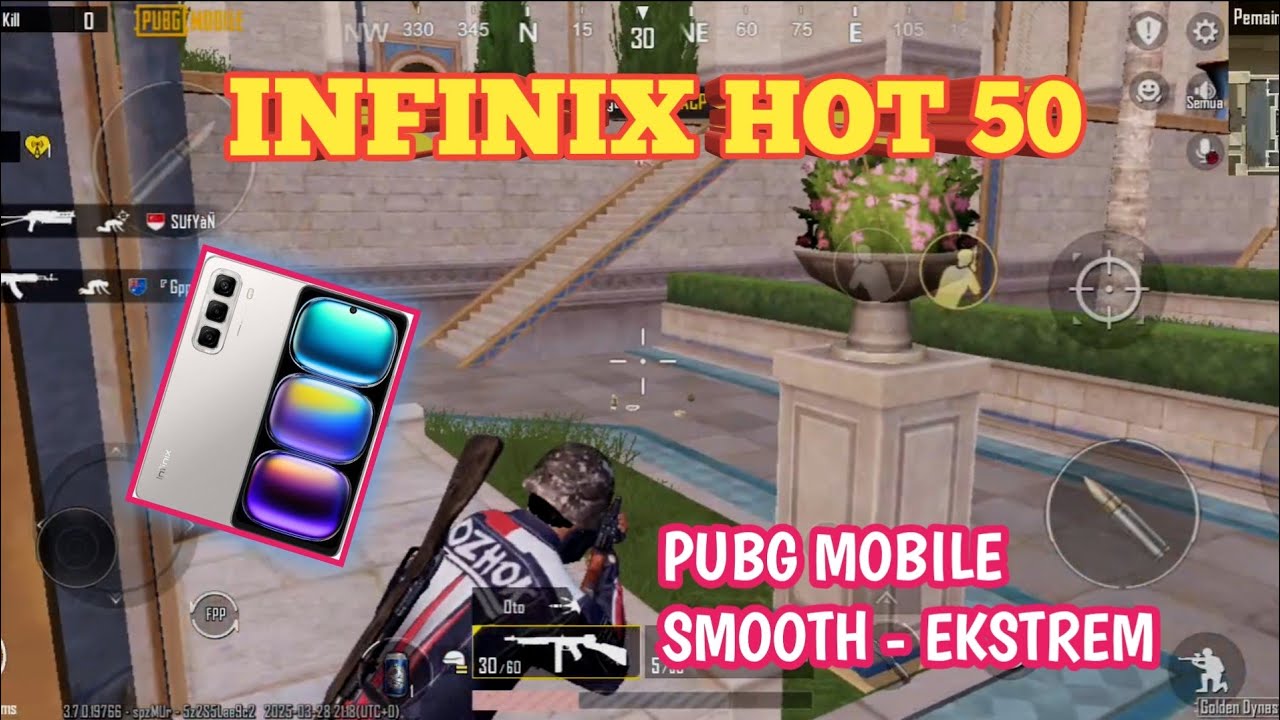 (DAY 142) INFINIX HOT 50 4G - GAMING TEST PUBG MOBILE SMOOTH EKSTREM