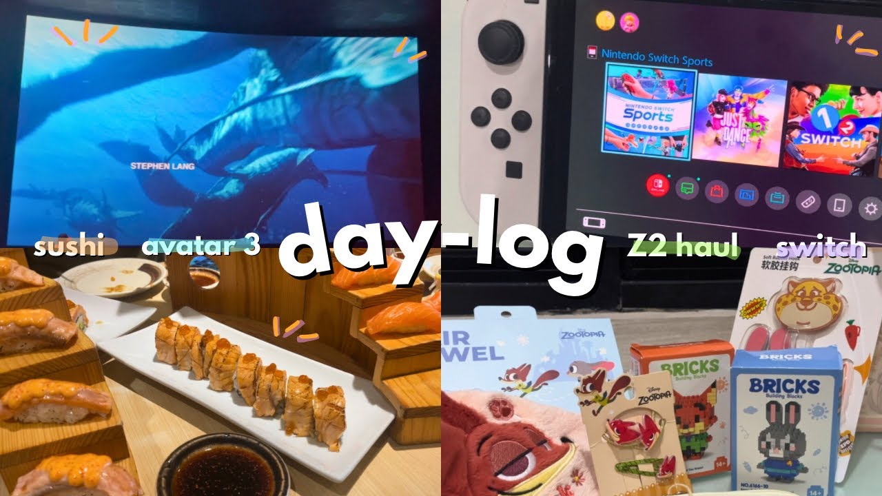 a day in my life ⋆.𐙚 ̊ going out, movies, haul, switch