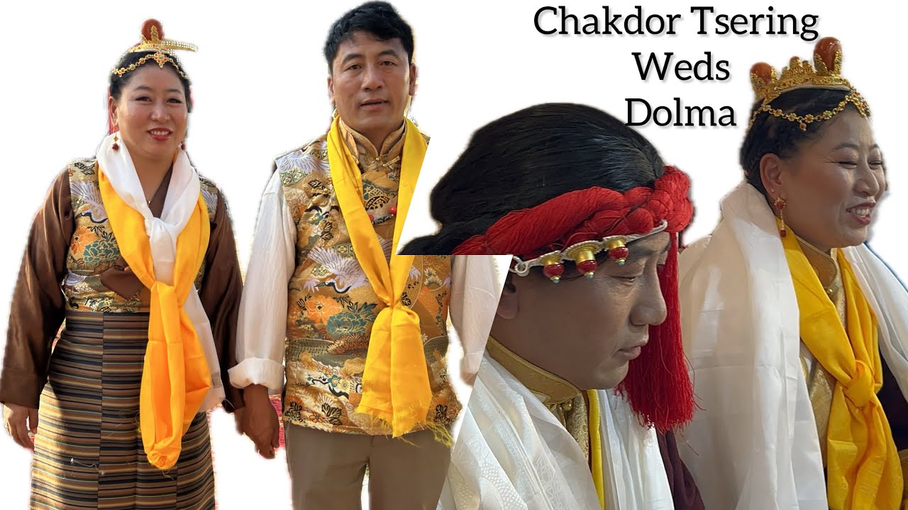 Tibetan wedding💕 ceremony 🦋 #marriage #tibetanvloger #gorshey 