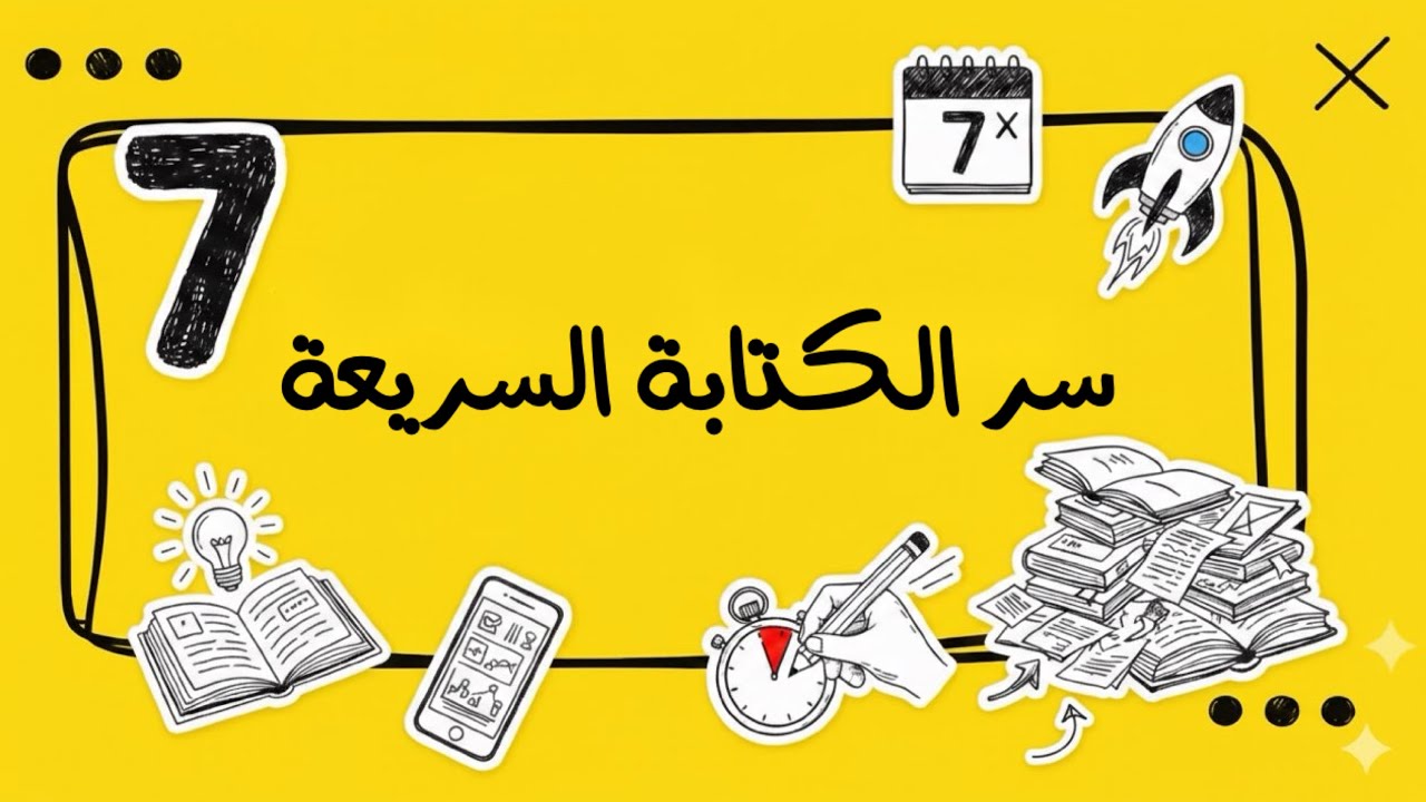 كيف تكتب رواية كاملة في 7 أيام فقط؟ | ثريا حمد