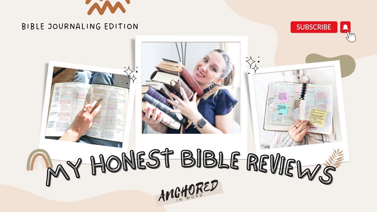 My Honest Reviews on My Journaling Bibles