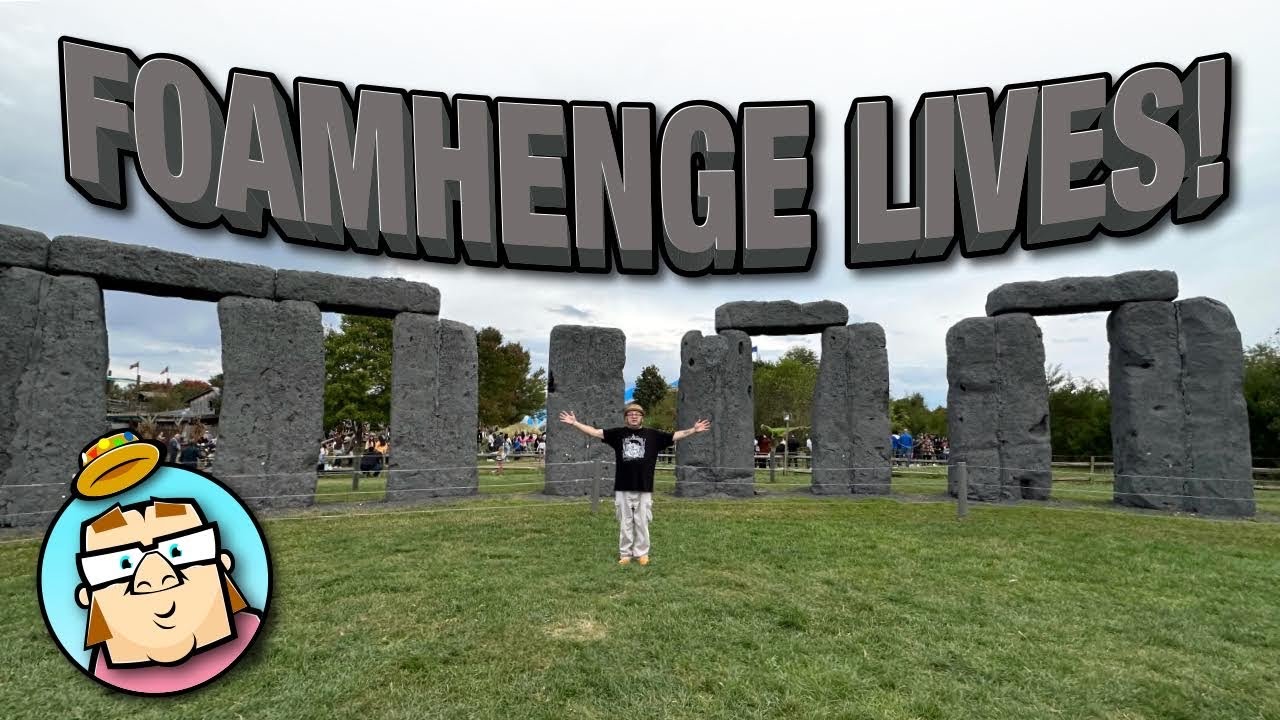 Rediscovering Foamhenge - Cox Farms Fall Festival - Amazing Hayride and World's Greatest Corn Maze