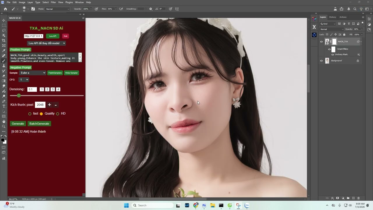 Panel retouch Ai