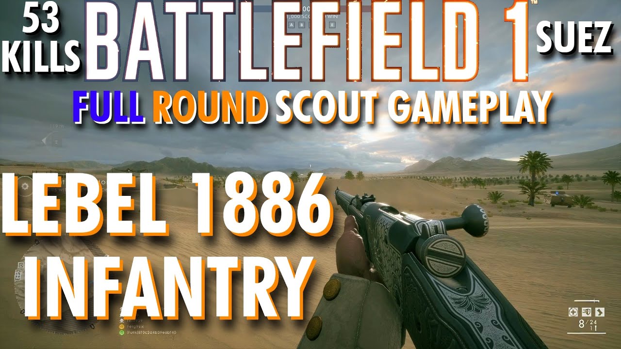My Team Can R.I.P... Lebel 1886 Infantry Gameplay - Battlefield 1 Conquest No Commentary
