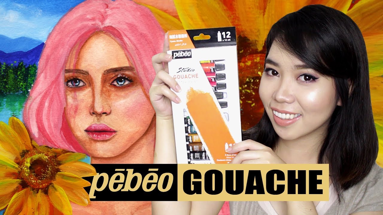 Pebeo Gouache First Impression & Review ∣ Tagalog Philippines