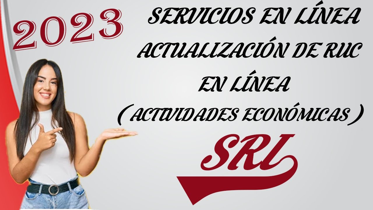 ACTUALIZACIÓN DE RUC EN LÍNEA SRI 2023 - INCREMENTO Y DISMINUCIÓN DE ACTIVIDADES ECONÓMICAS