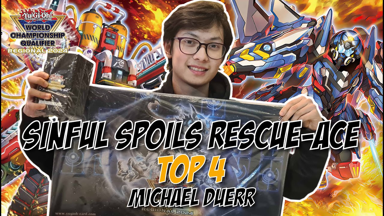 Yu-Gi-Oh! Sinful Spoils Rescue-Ace Top4 WCQ Regional Maintal Deck Profile Januar 2024 | Michael Dürr
