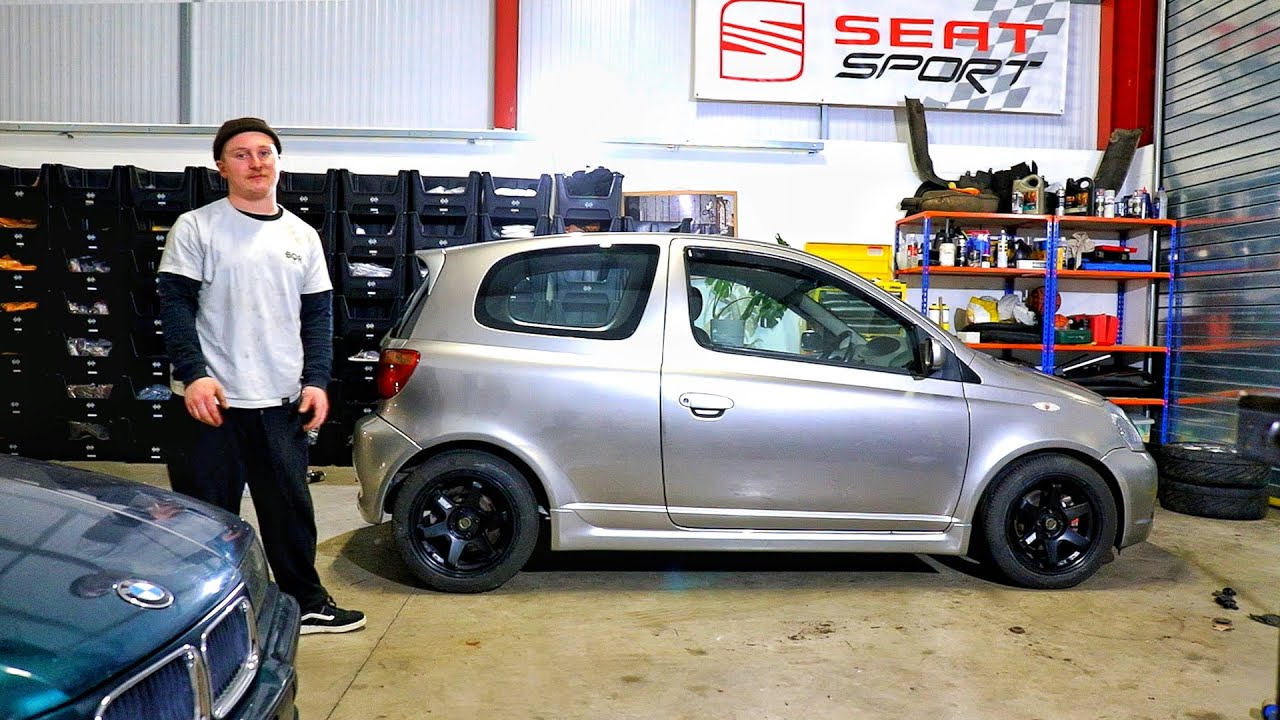 Занижение Yaris на ИДЕАЛЬНЫХ колесах