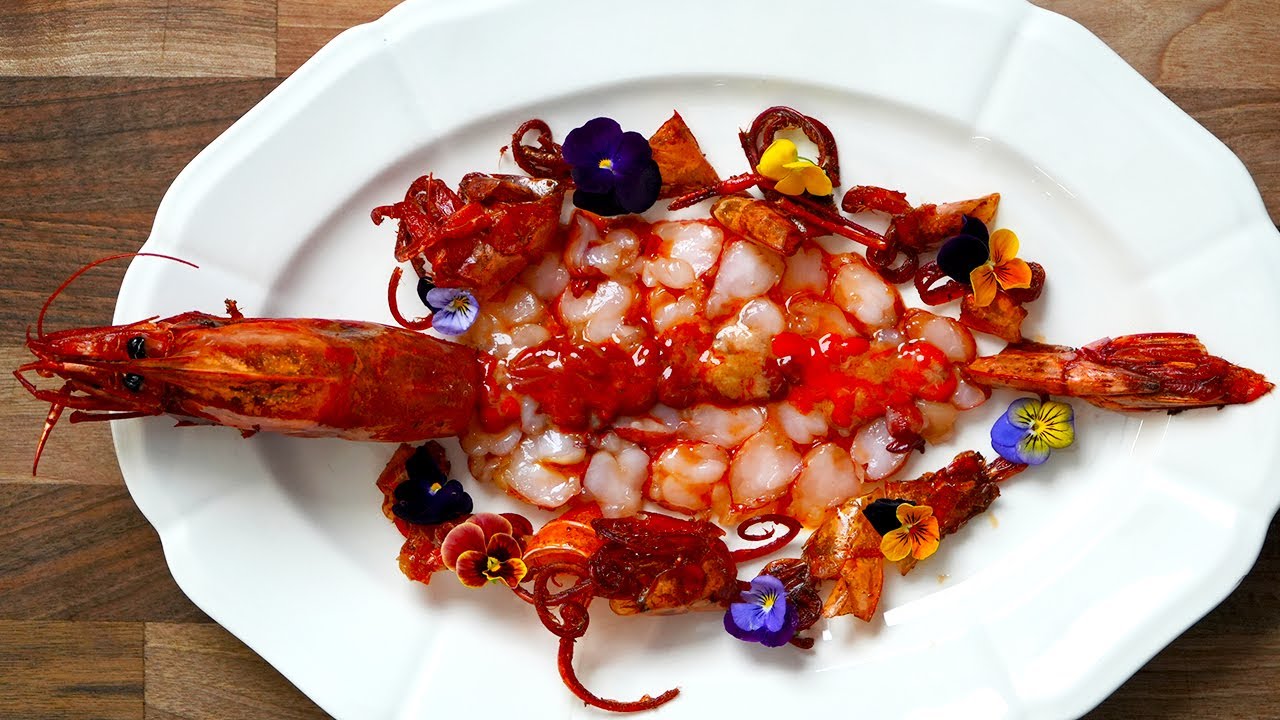 Scarlet Prawn Carpaccio