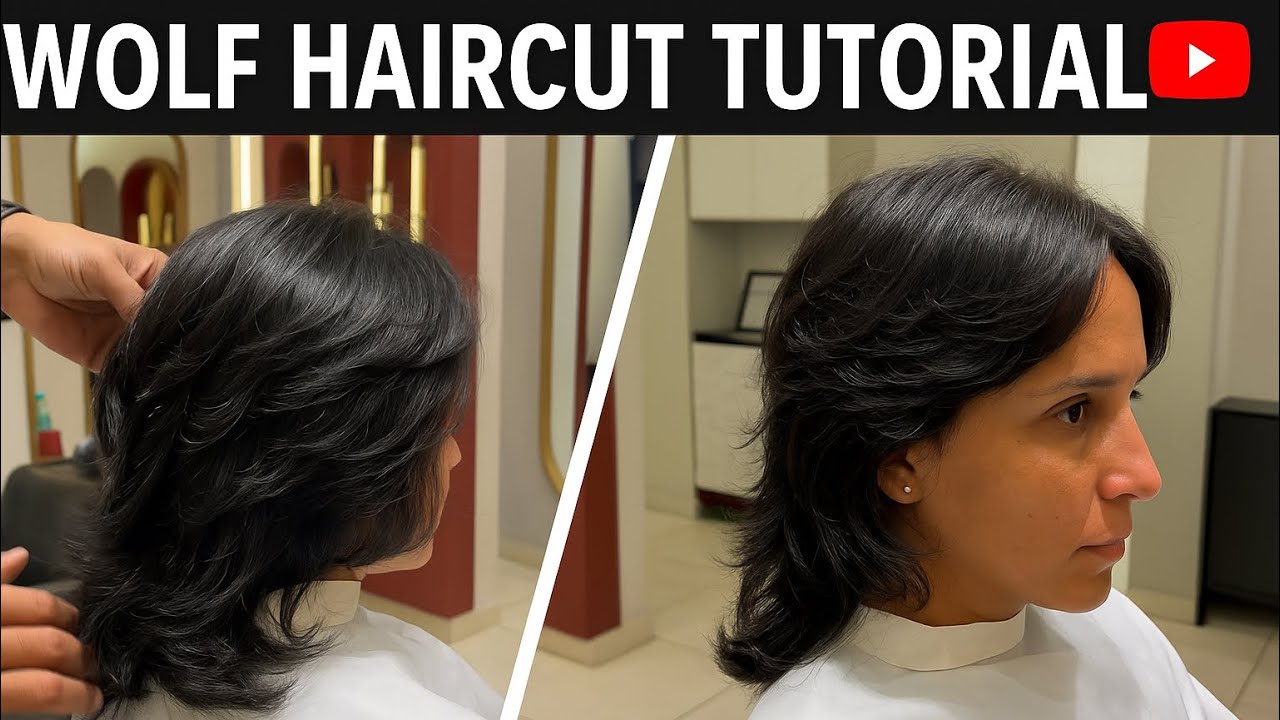 “How to Cut a Wolf Cut Like a Pro//The Ultimate Wolf Haircut Tutorial for beginner ￼