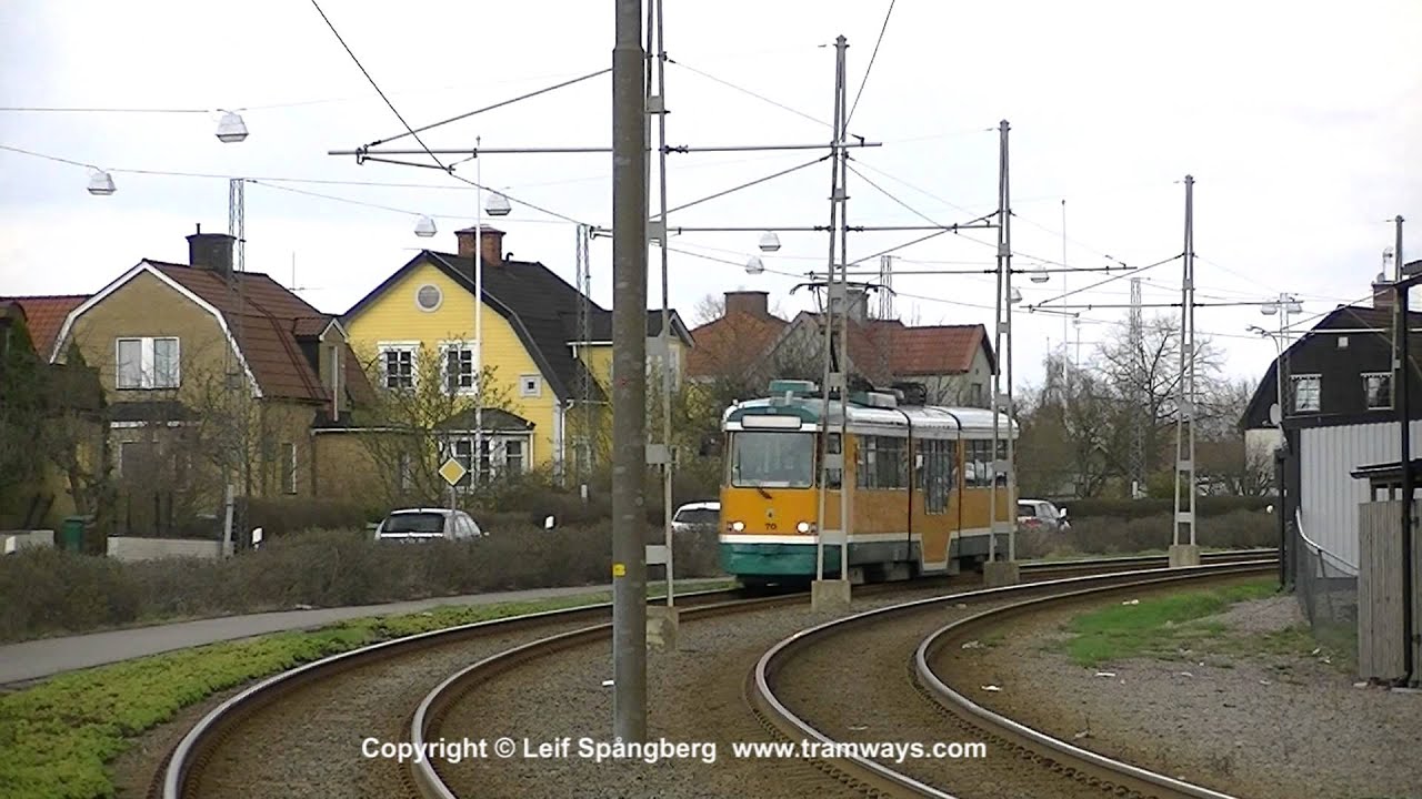 Norrköping Tramways, part 34, De Geersgatan - Eneby Centrum