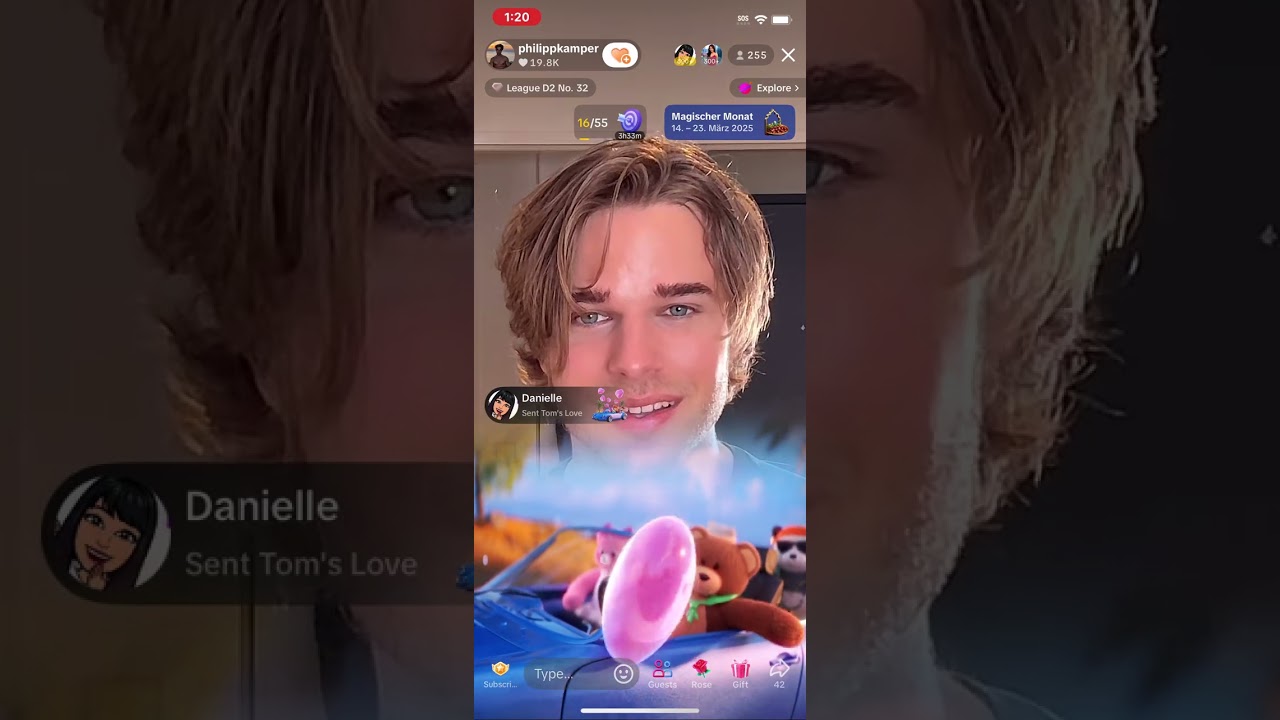 @PhilippKamper Live 3-16-2025 🫶🏼💙🩵