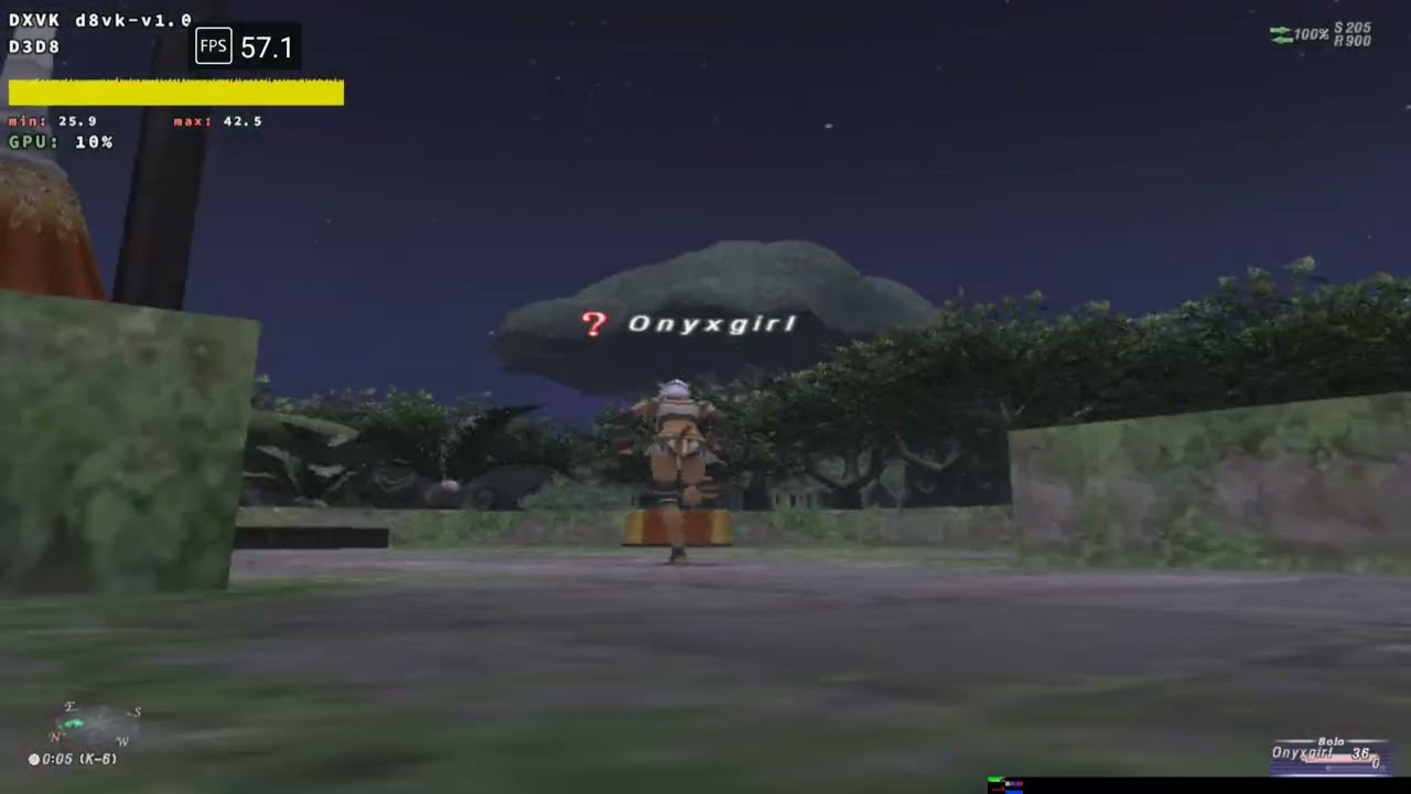 FFXI Running Stats on Odin 2 and Thor 