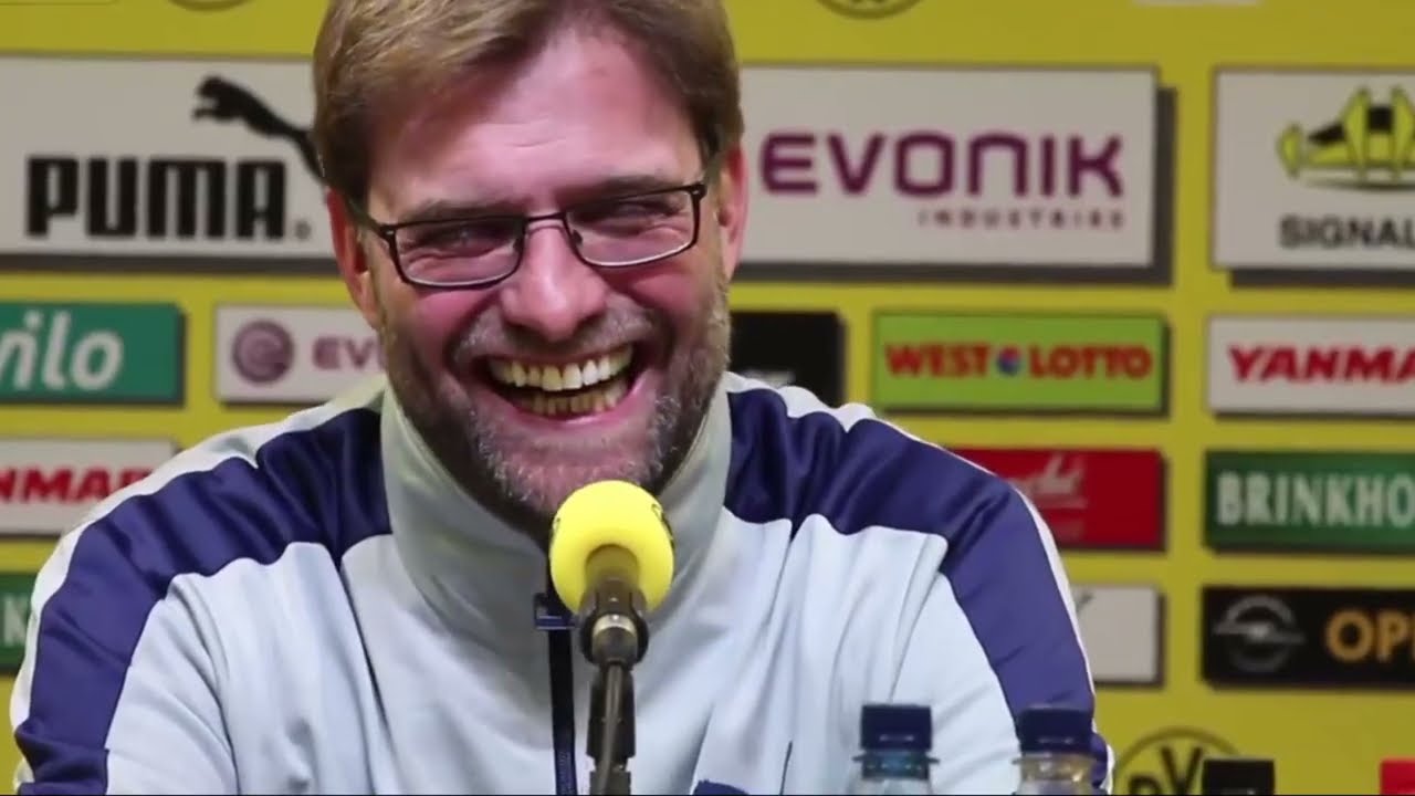 Klopp laughing for 1 minute straight 🤣