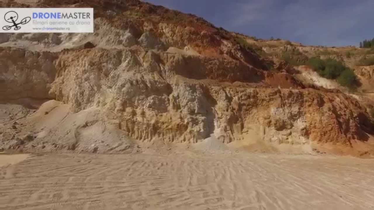 Cariera de sulf din Muntii Calimani - filmare aeriana cu drona