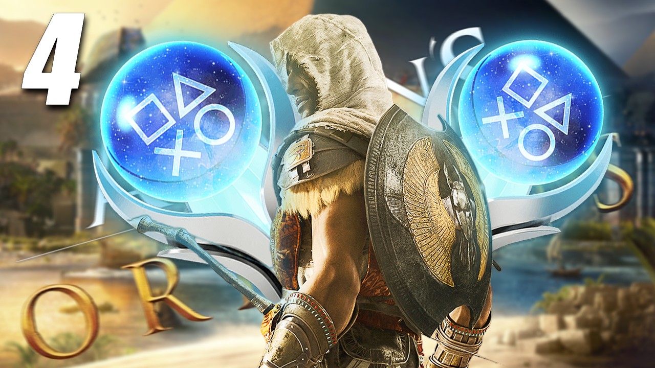 a PLATINA do ASSASSIN'S CREED ORIGINS #4 - PS5