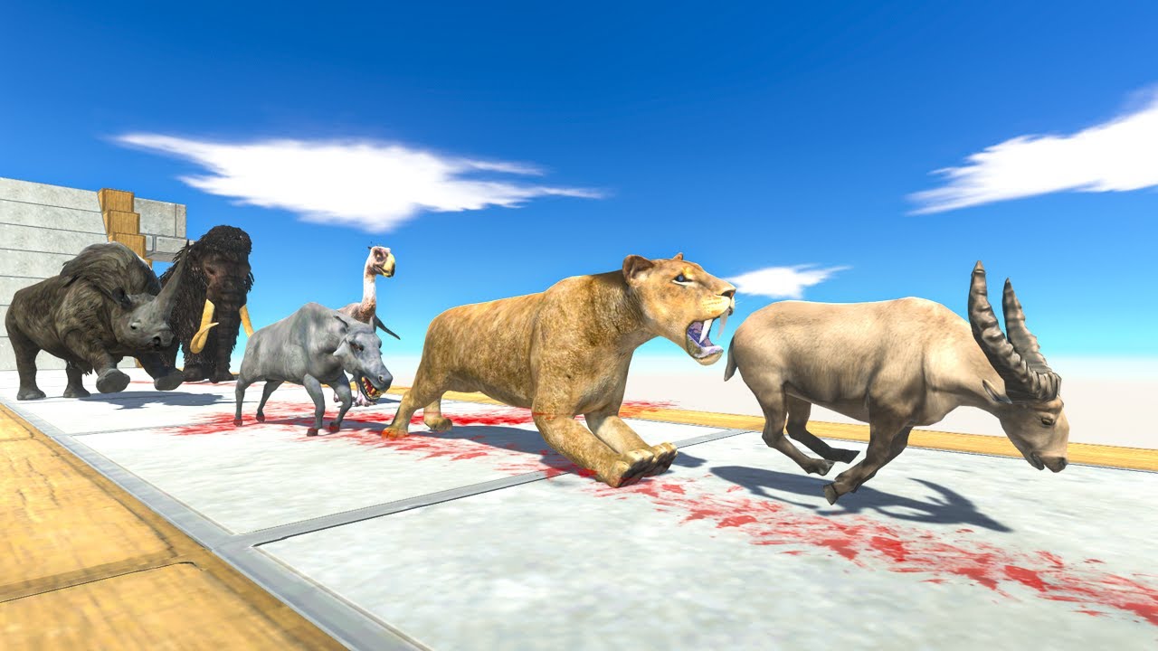 Run Away from Prehistoric Mammals - Animal Revolt Battle Simulator