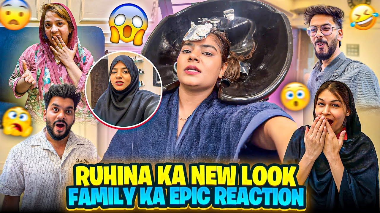Ruhina Ka New Look😍Family Ka Epic Reaction😱 | Eid Ki TayYari | AALTU FALTU |