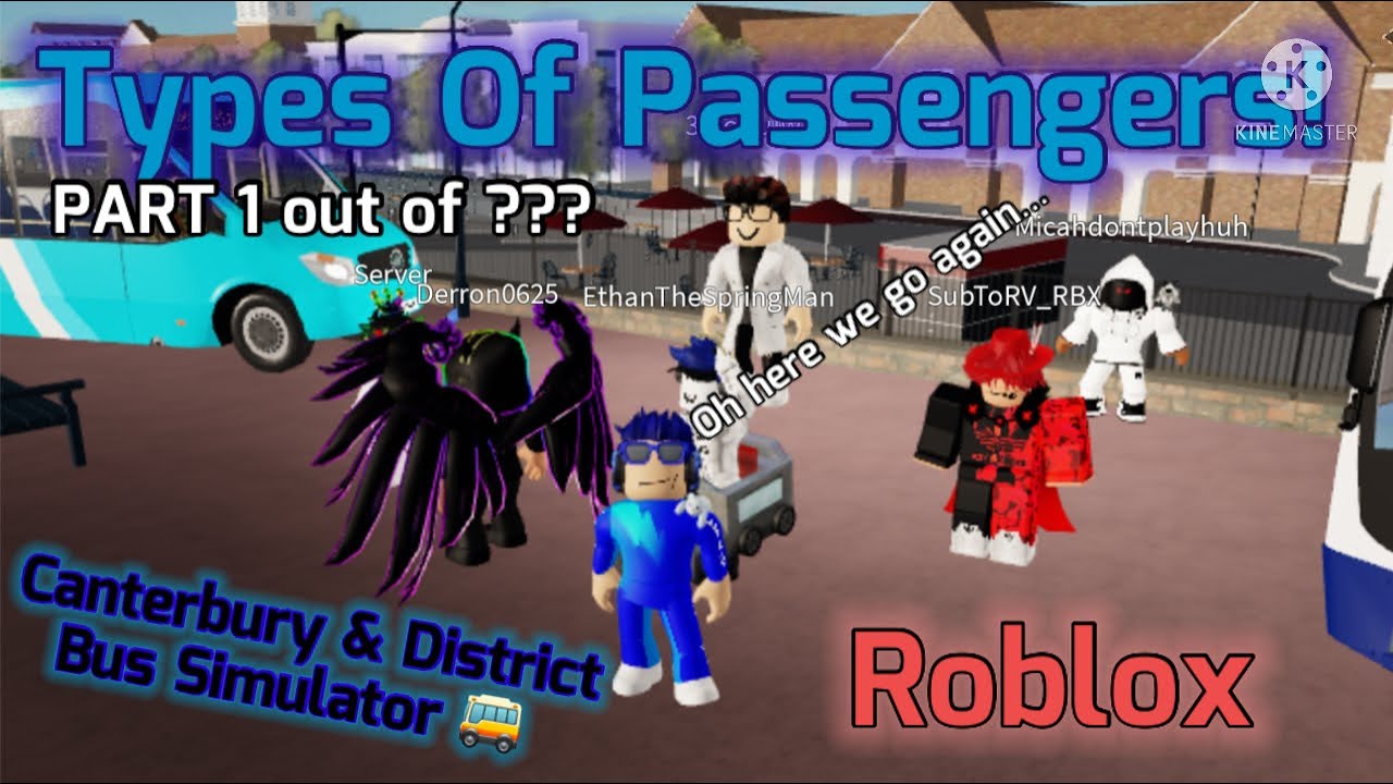 Types Of Passengers In Roblox Bus Simulators | Roblox