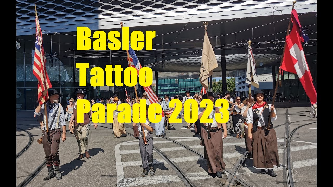 Basel Tattoo Parade 2023. Europa, Canada, Oman, Mexico, Baden, Schweiz, Ukraine, Basel.