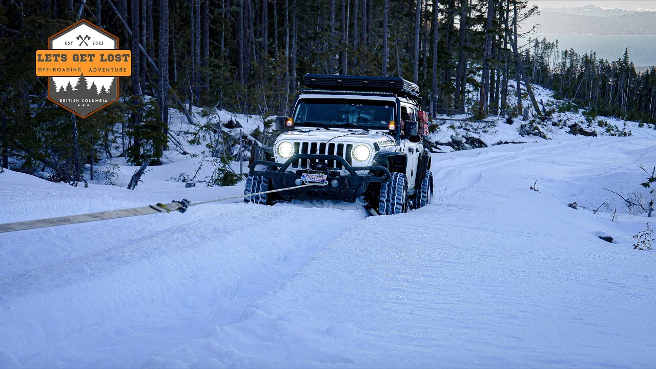 Stuck in Deep Snow With Almost No Fuel (Winched for 2km)