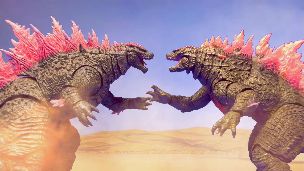 Evolved Godzilla Stop Motion showdown: All Evolved Godzilla