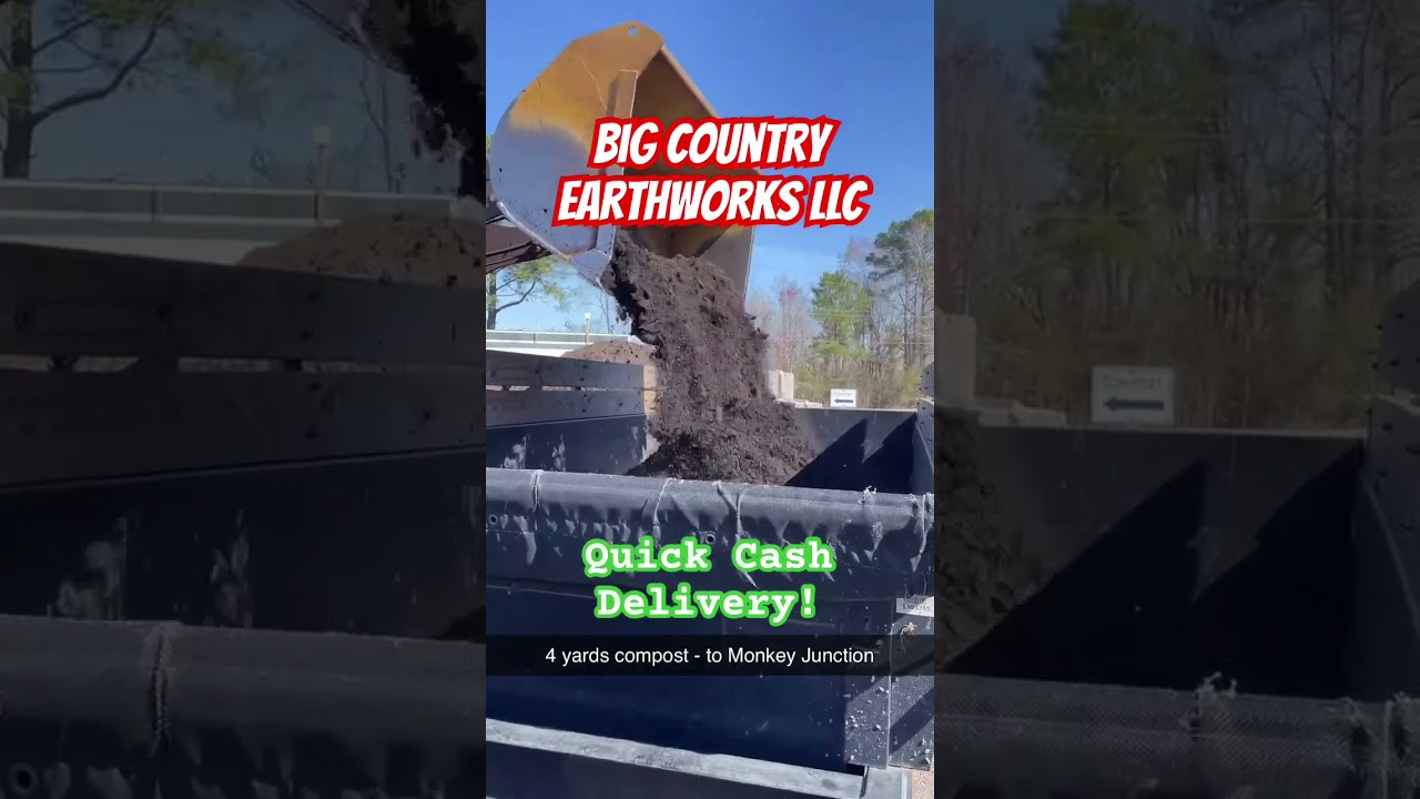 Quick Cash with my Dump Trailer!  Delivering Compost 