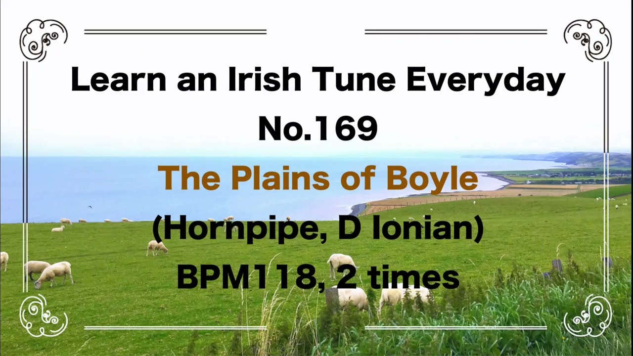 169 The Plains of Boyle (Hornpipe, D Ionian)