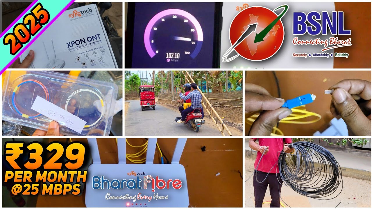 Finally! BSNL FTTH Installed in Village | Syrotech SY-GPON-4010-AX3000 Unboxing #BSNL