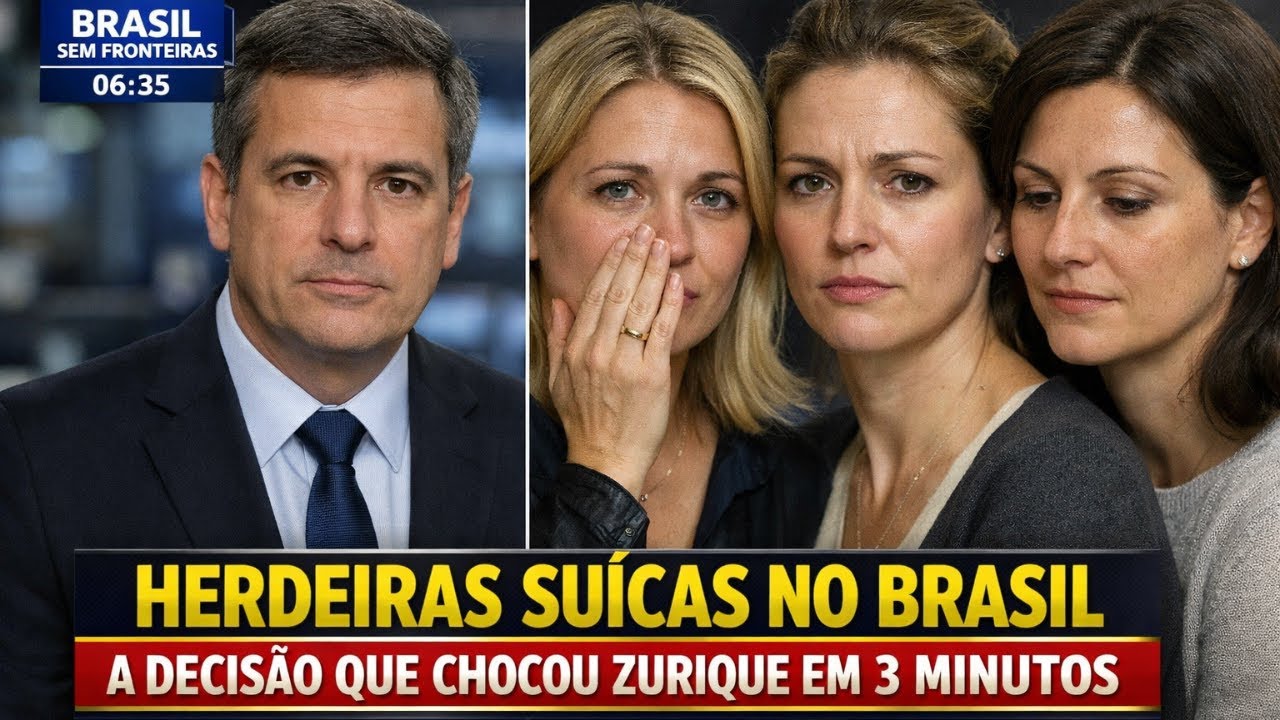 Apenas 3 minutos: herdeiras suíças no Brasil e a decisão que chocou Zurique.