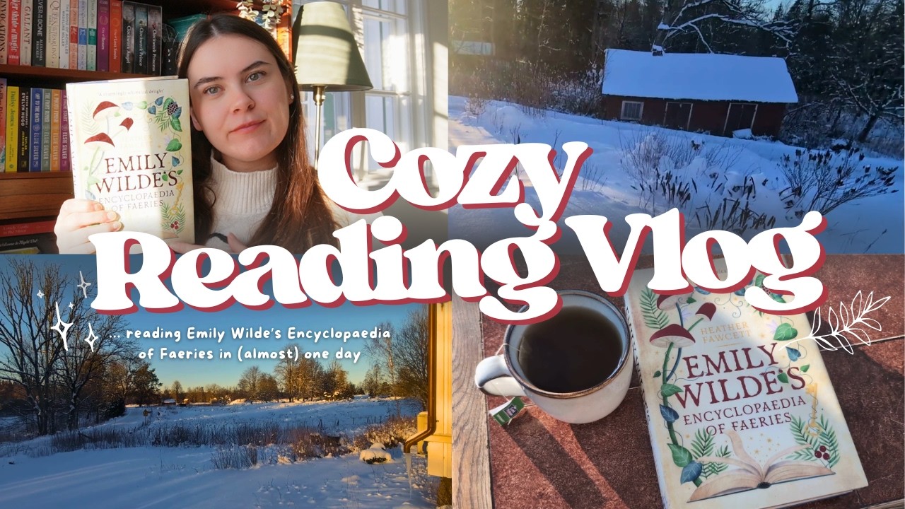 reading vlog 📚🌨️ | reading emily wilde's encyclopaedia of faeries for the first time