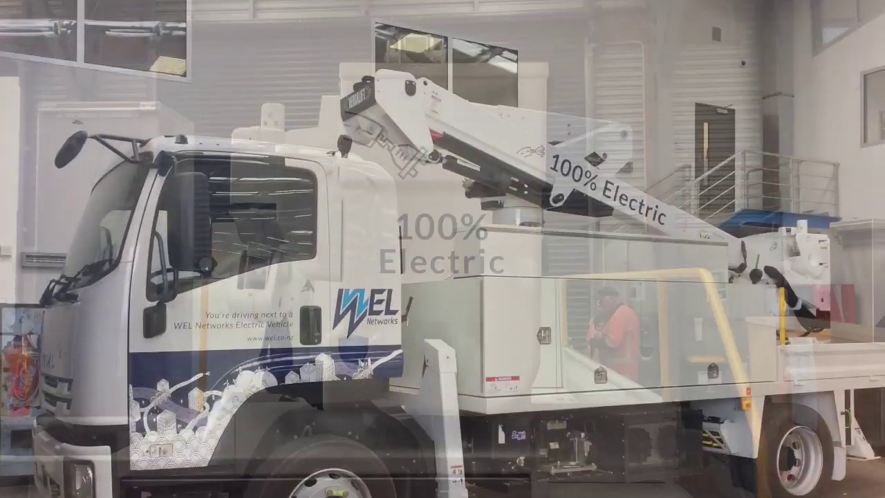 NZ's First EWP Electric Truck Added to WEL Networks' Fleet
