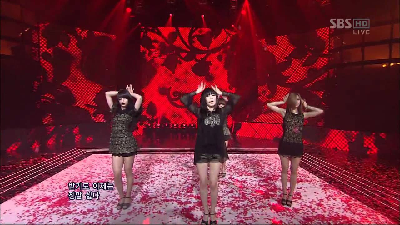 Miss A [Touch] @SBS Inkigayo Популярная песня 20120325