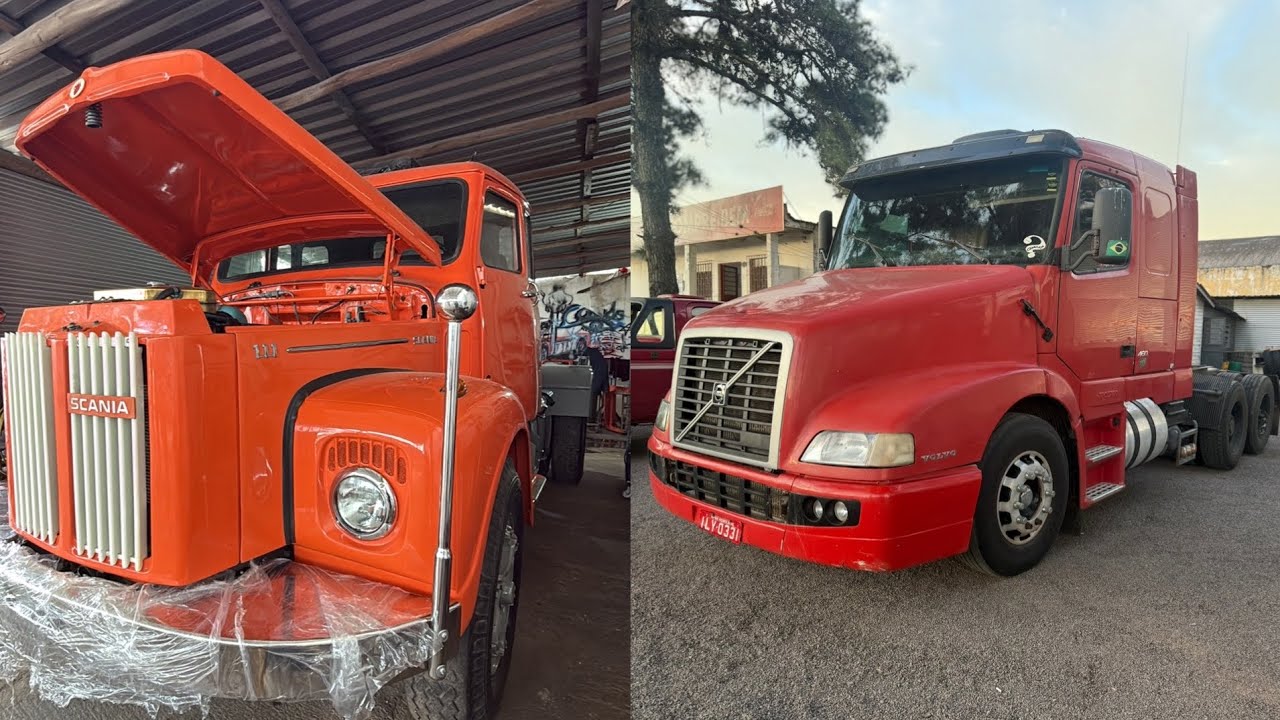 Ferigolo com Volvo NH 460 e jacaré 2025 reta final #ferigolocaminhoes 