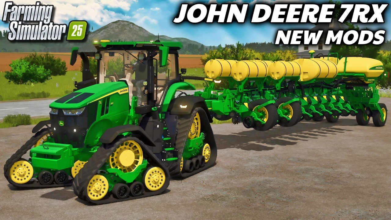 New Mods - John Deere 7RX, 1770NT, JCB Excavator, & BIG Colossus Update! | FS25