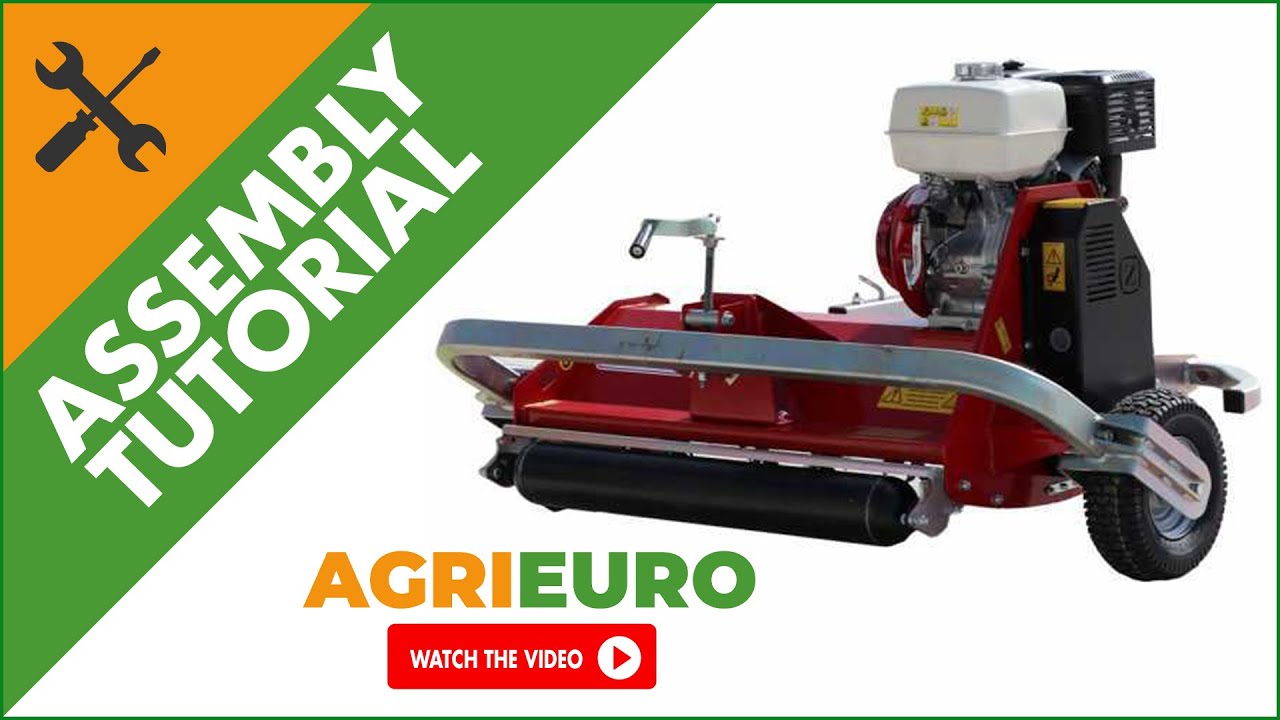 Zanon TSM Off-Road 1000 GX390 ATV-mounted Petrol Rough Cut Mower - Assembly tutorial