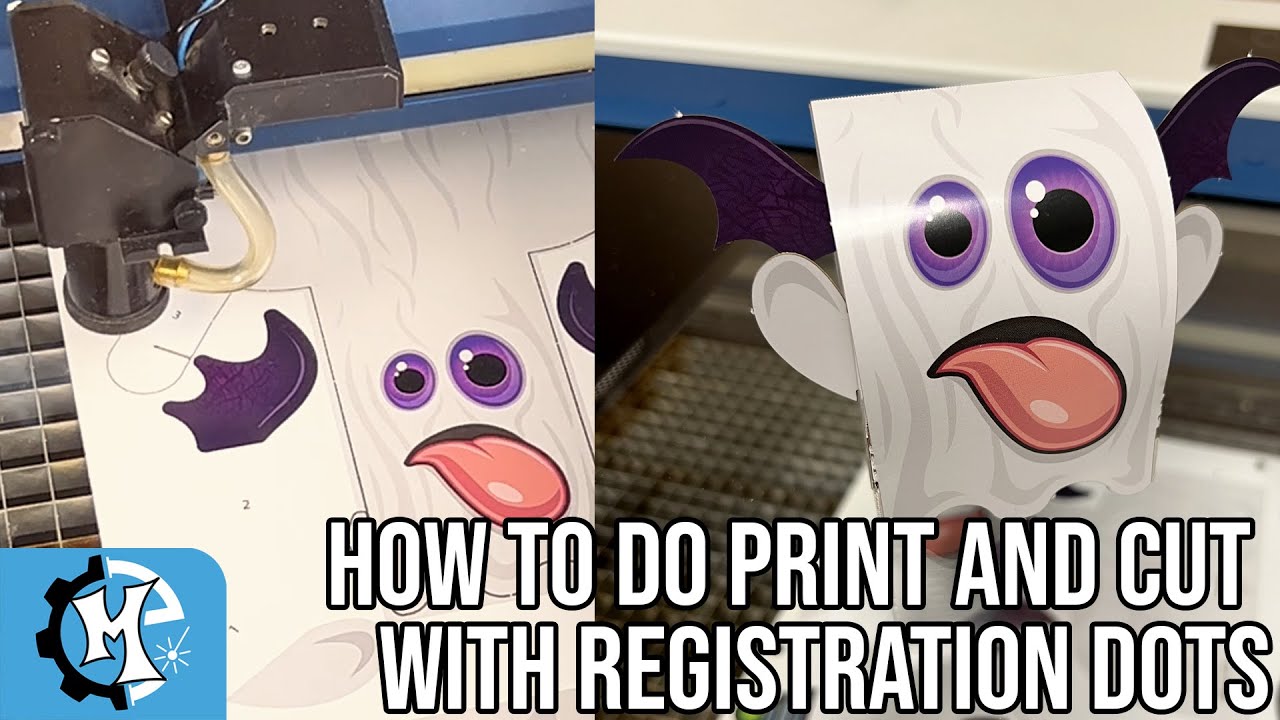 How to do Print and Cut with Registration Dots and a Laser