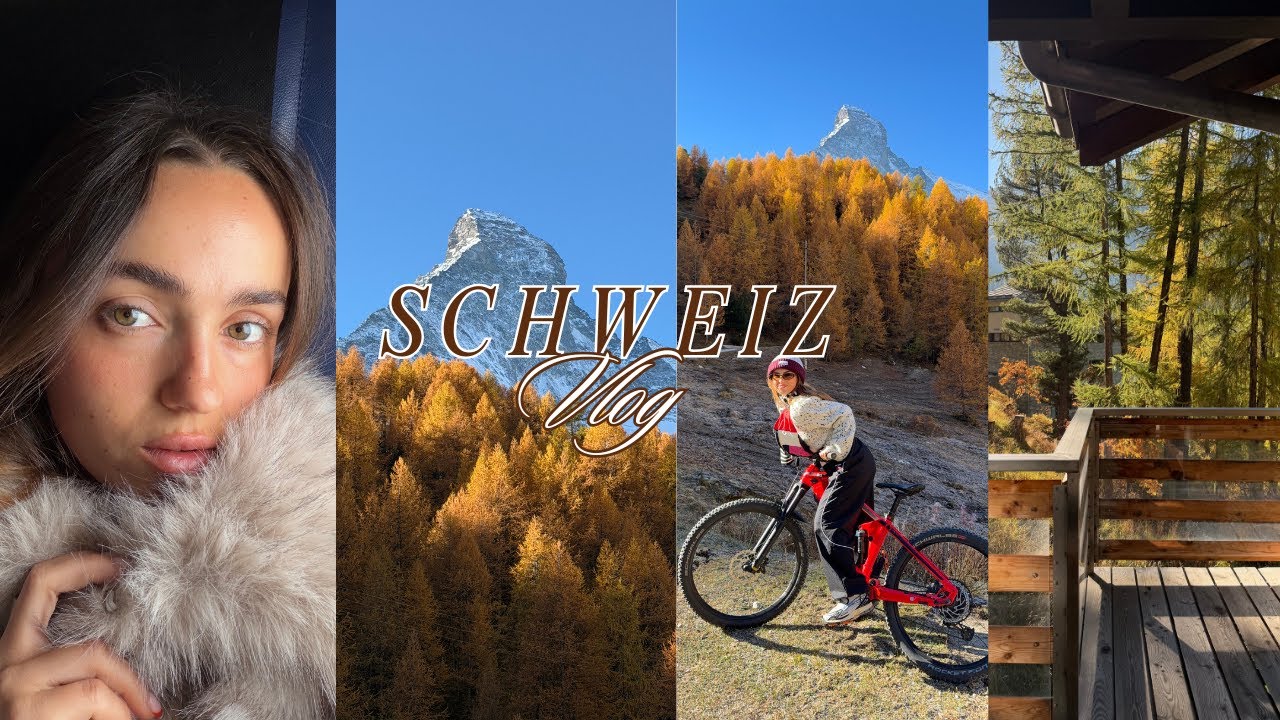 Schweiz vlog | E-mountain bikes i bjergene, vildeste hotelværelse & absolut vildeste udsigt