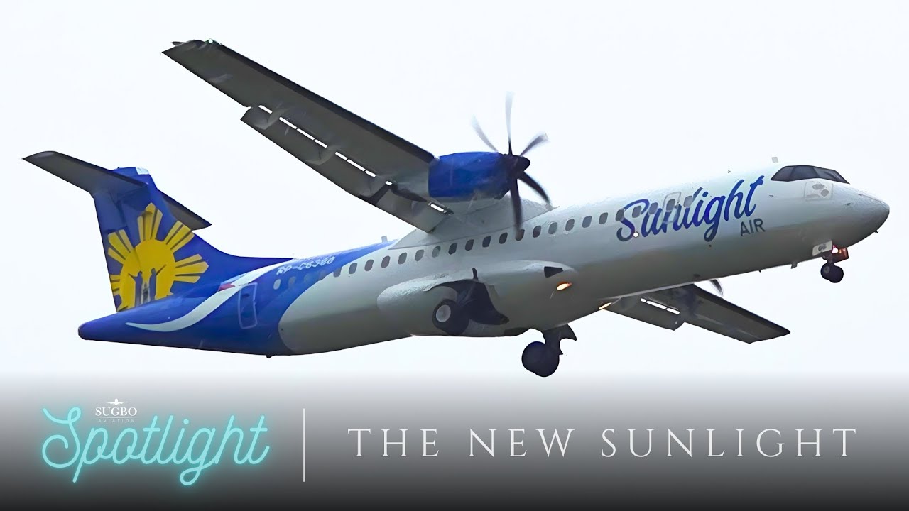 SPOTLIGHT | BRAND NEW Sunlight Air ATR 72-600 First Visit at Mactan-Cebu Airport ✈️🇵🇭
