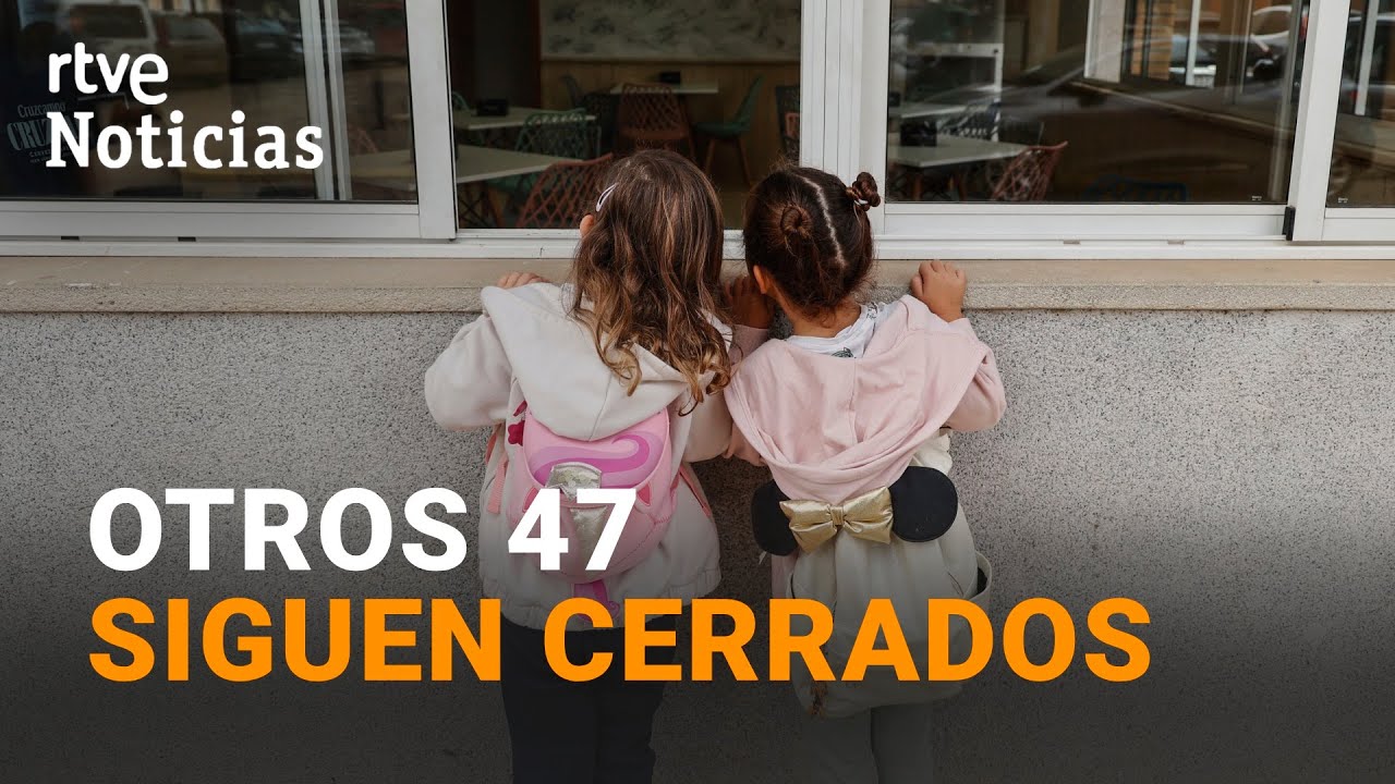 DANA: Alrededor de 22.000 ALUMNOS vuelven a las CLASES en casi 50 COLEGIOS sin GRANDES DAÑOS | RTVE