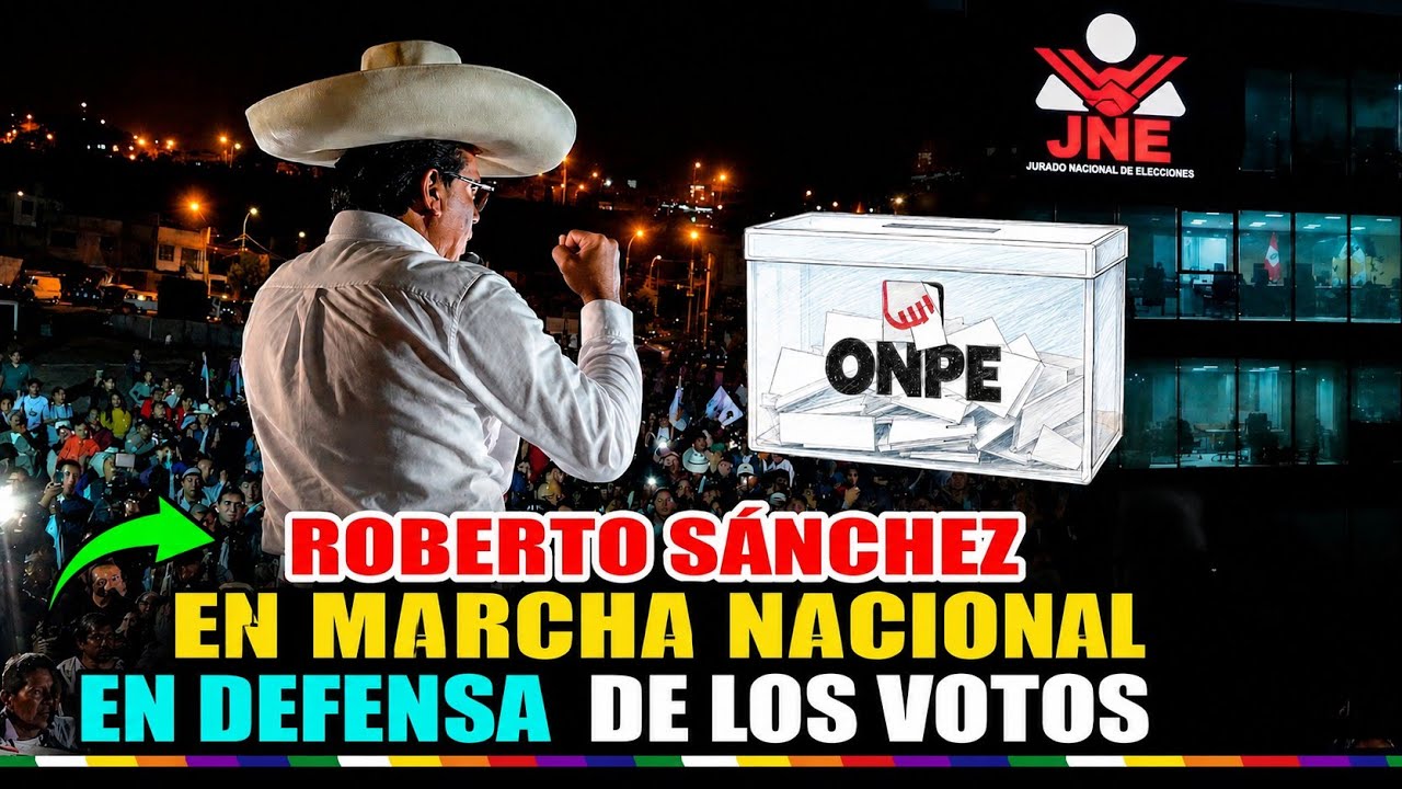ROBERTO SĀNCHEZ EN VIVO🚨CONTRĄ MANIOBRAS ELECTORAL DE LA ONPE Y JNE QUE FAVORECEN A KEIKO