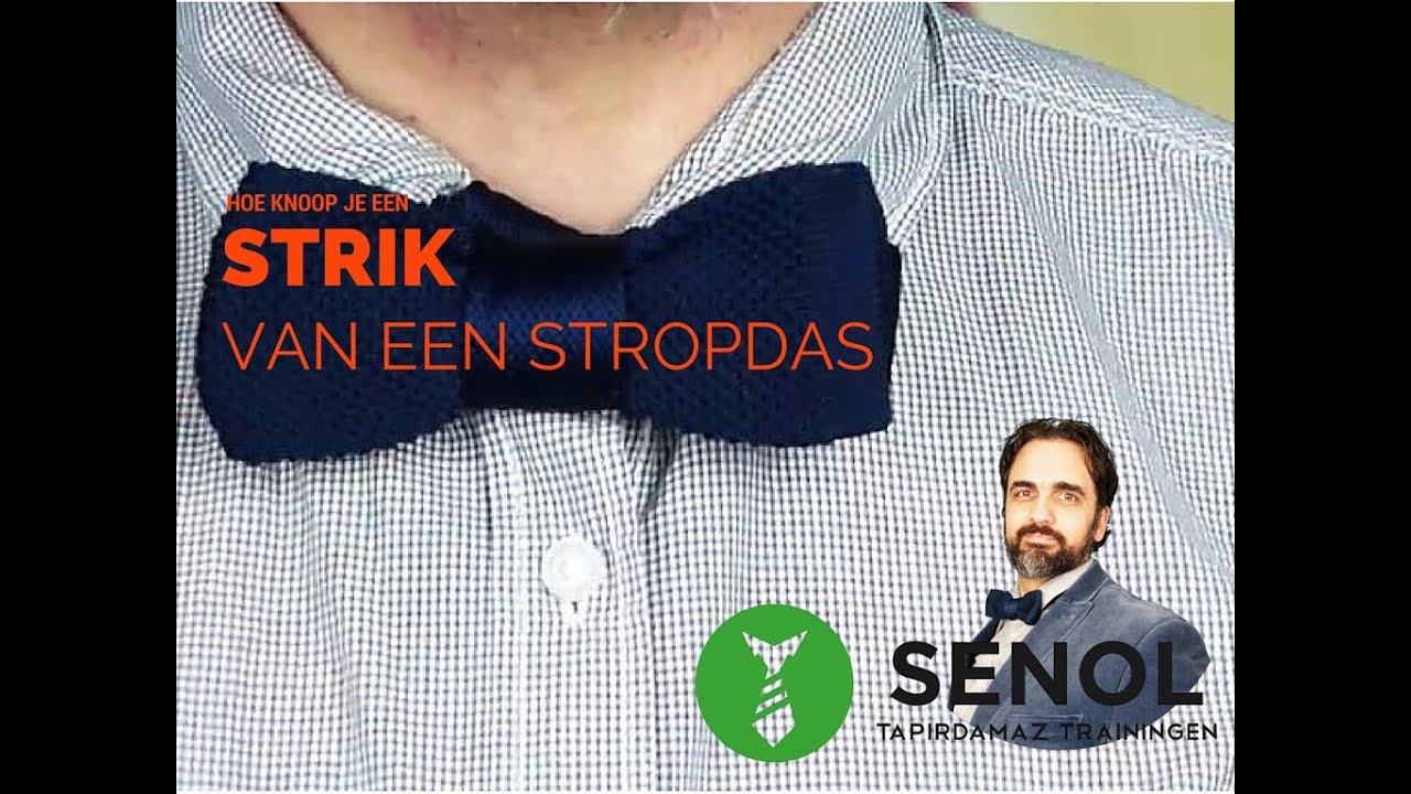 Hoe knoop je een stropdas: Vlinderdas van een stropdas