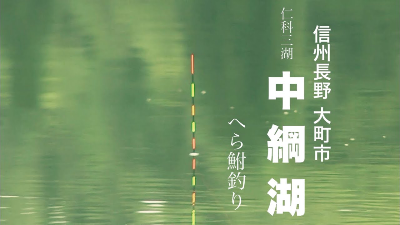 信州長野 中綱湖 涼と絶景を求めて へらぶな釣り