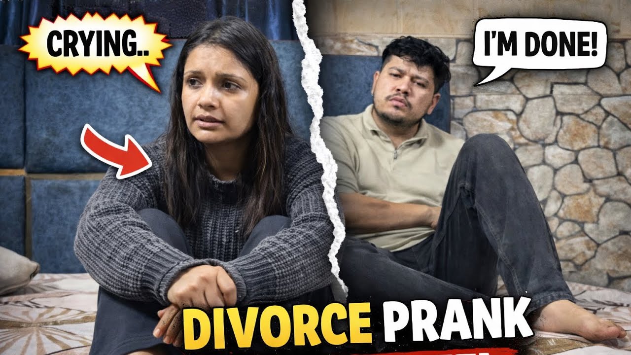Divorce Prank on my Wife || @NikkRichaVlogs 