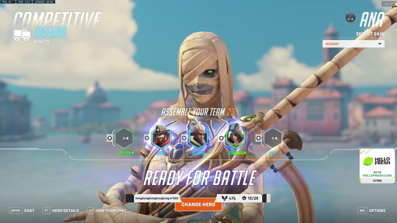 ANA MAIN! Gale Ana Overwatch 2 Season 10 Top 500 Gameplay