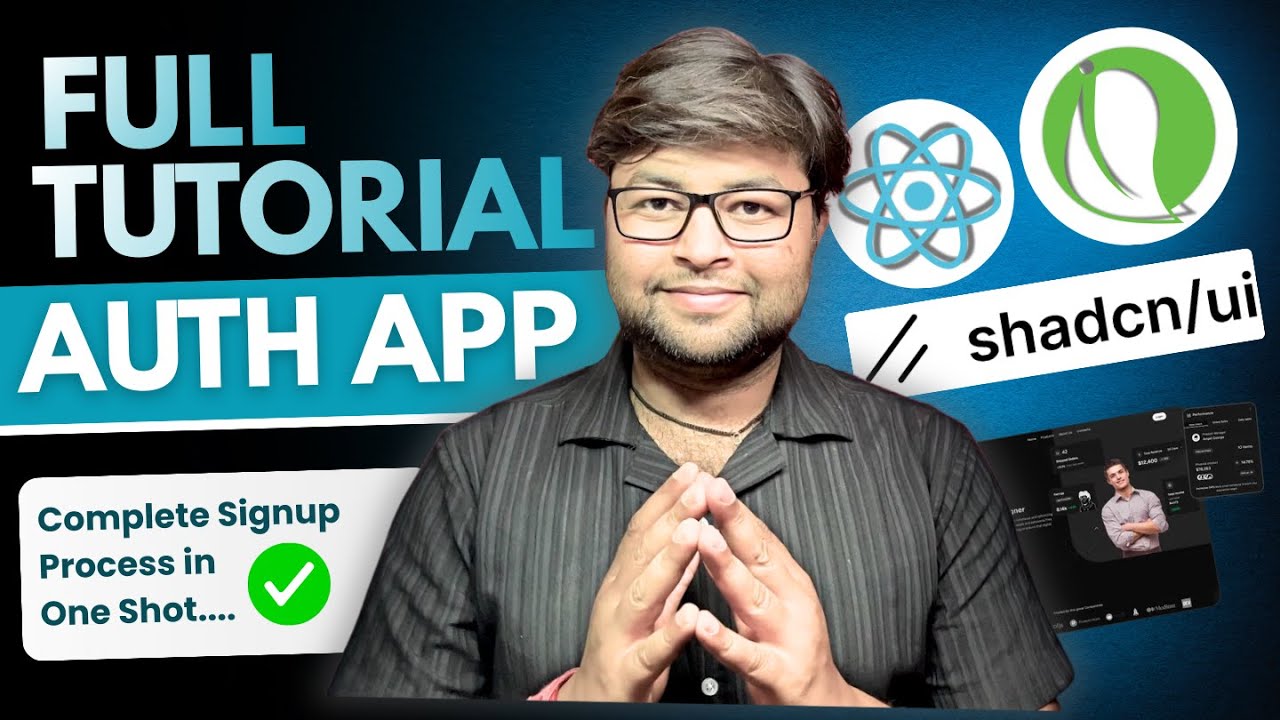 25.Complete Signup process step by step | Auth App using React and Spring Boot [Hindi]