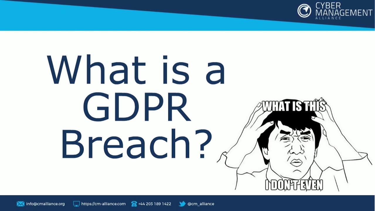 Post GDPR World, What Are Your Chances of Survival? GDPR Training | Data Breach Protection Explained